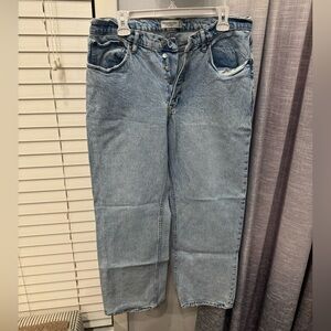 Abercrombie the 90s baggy low rise jeans